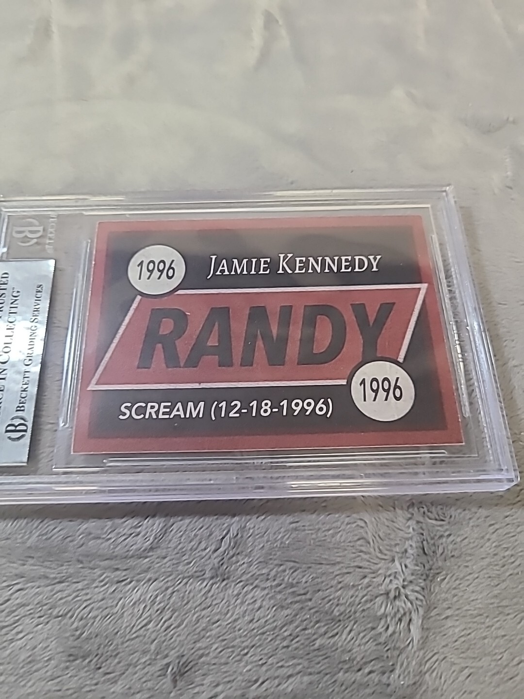 Jamie Kennedy Signed Card Scream 1996 Beckett