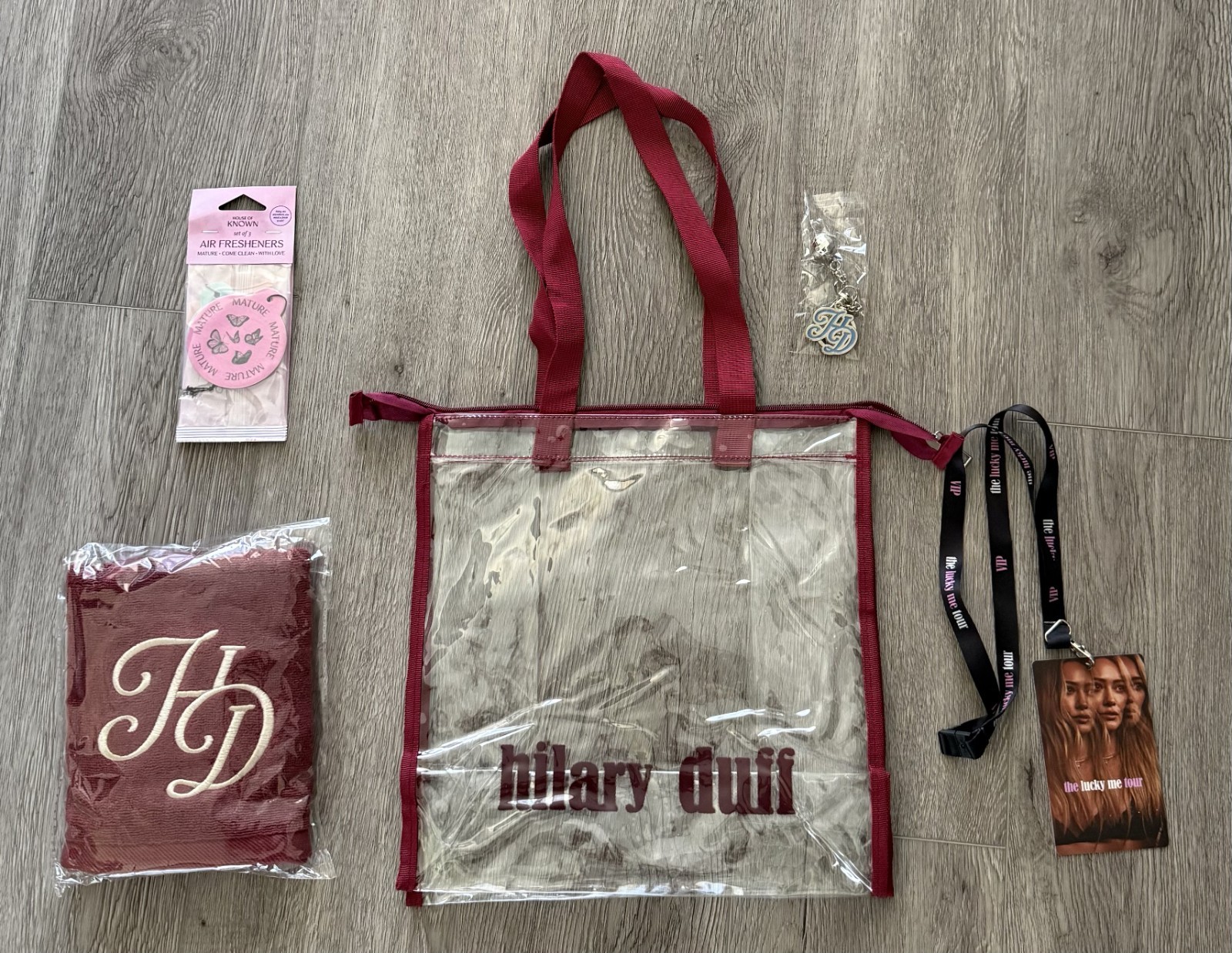 Hilary Duff The Lucky Me Tour VIP Exclusive Merch Bundle