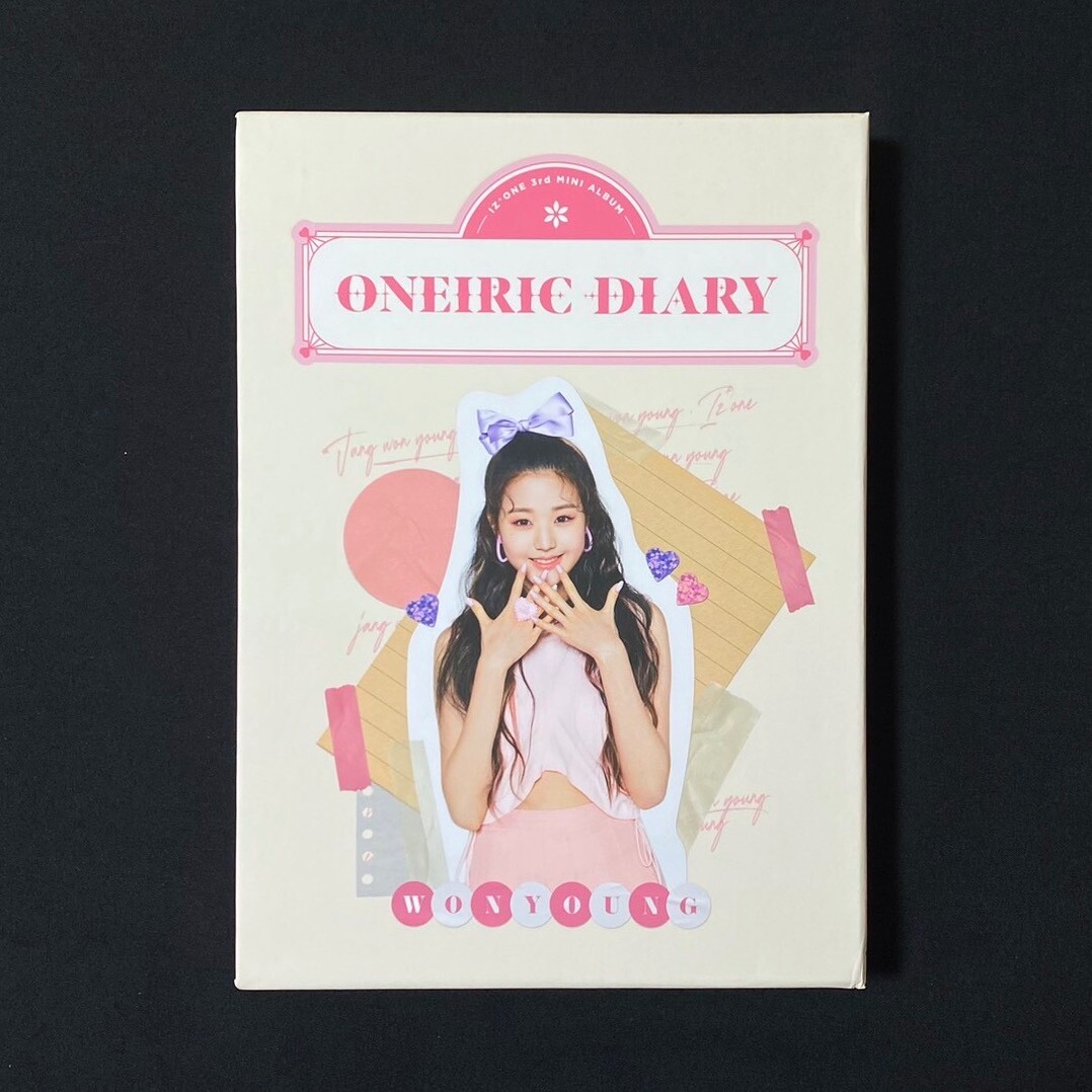 iz*one 3rd mini album oneiric diary 3 ver. Wonyoung set No photo cards IZONE IVE