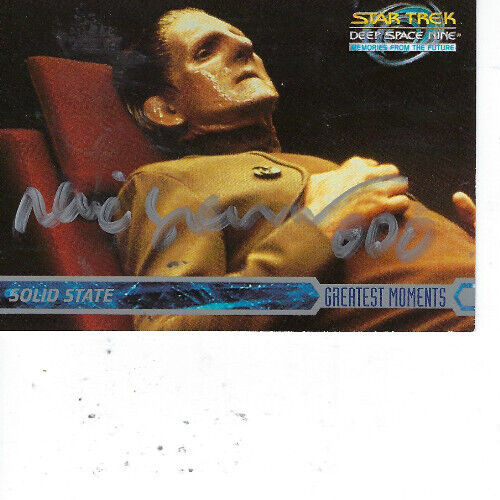 RENE AUBERJONOIS SIGNED 1999 “STAR TREK” DEEP SPACE NINE #57- – ODO