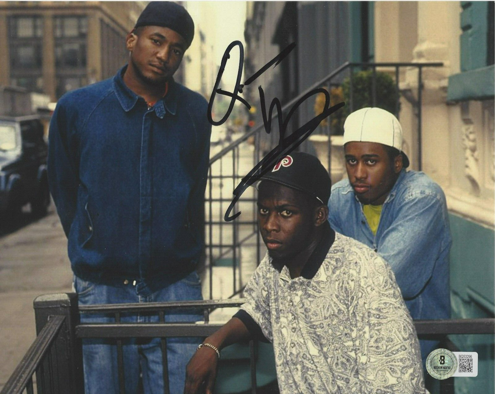Q-TIP – A TRIBE CALLED QUEST SIGNED 8×10 PHOTO 4 HIP HOP ICON PROOF BECKETT COA