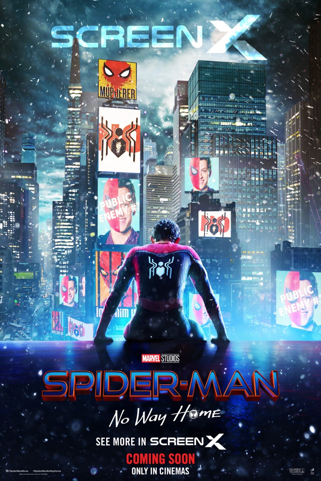 Spiderman No Way Home movie poster (l) – 11″ x 17″ – Spiderman