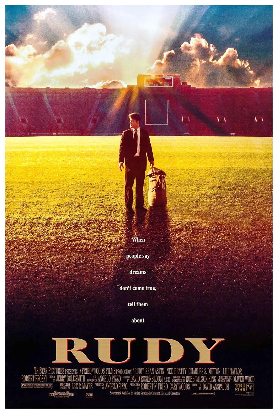 Rudy 1993 – Vintage Sports Classic Movie Poster