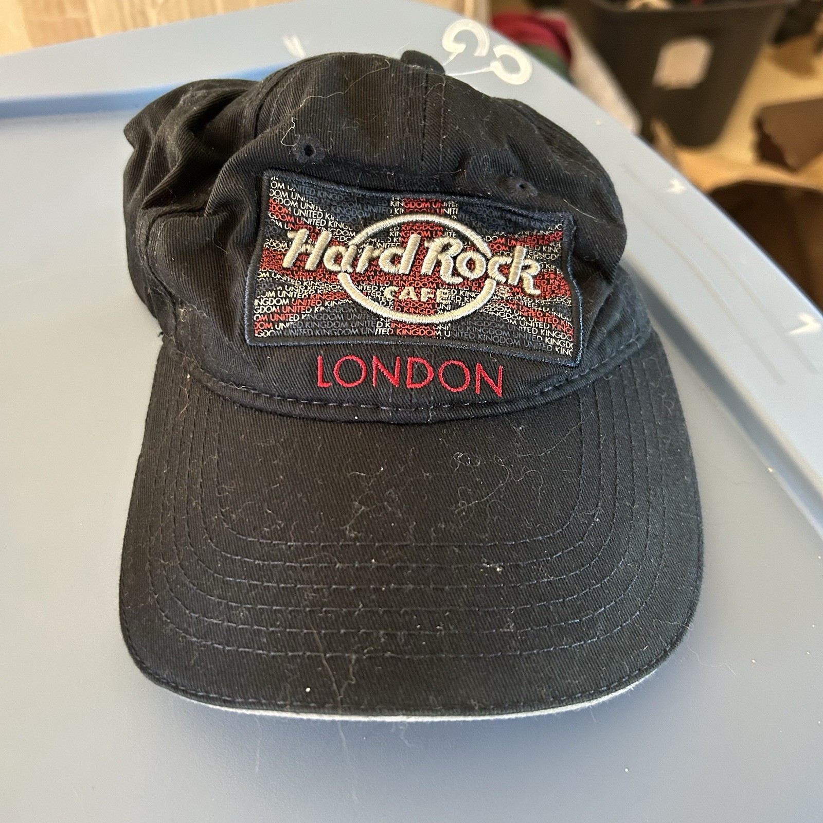 Vintage Hard Rock London Adjustable Strap-back Baseball Hat Cap