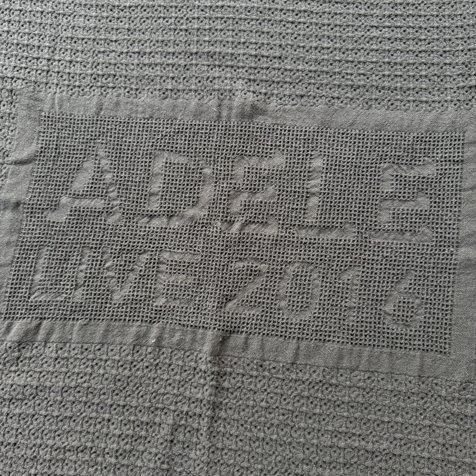 ADELE Live 2016 Blanket Throw Knit Black Tour Merchandise