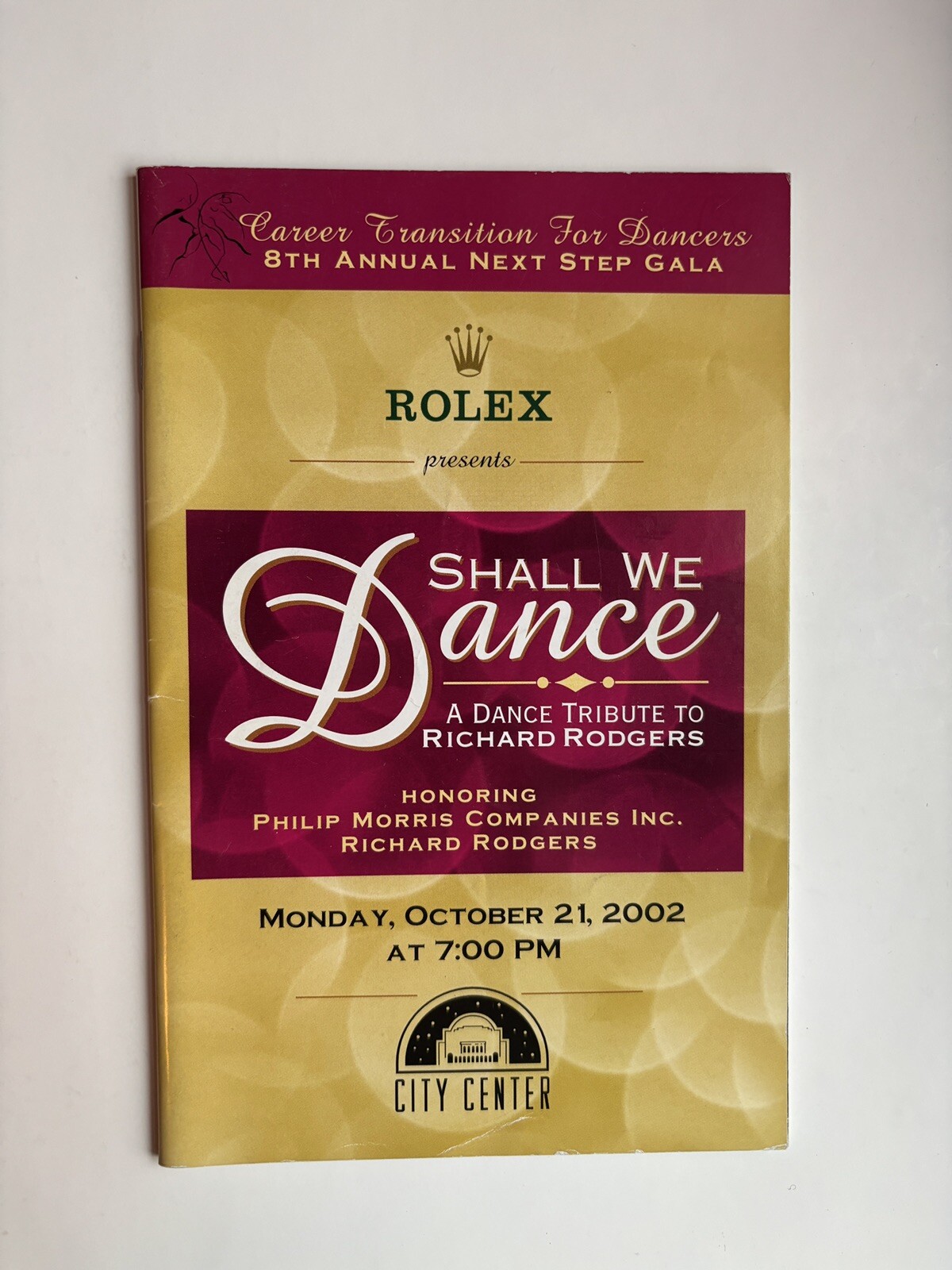 Shall We Dance PLAYBILL Richard Rodgers Bebe Neuwirth Sandy Duncan Ann Reinking