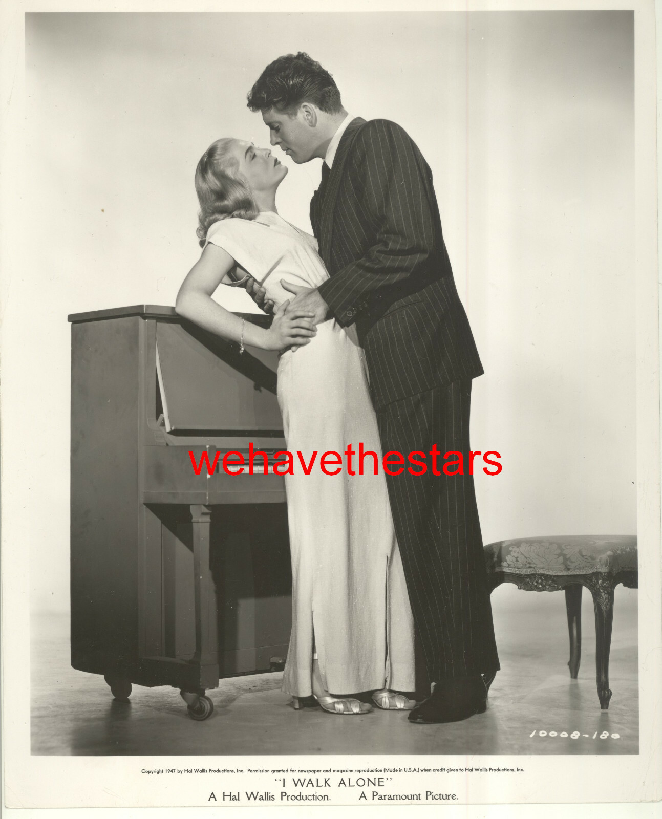 Vintage Lizabeth Scott Burt Lancaster FILM NOIR ’47 I WALK ALONE Pub Portrait