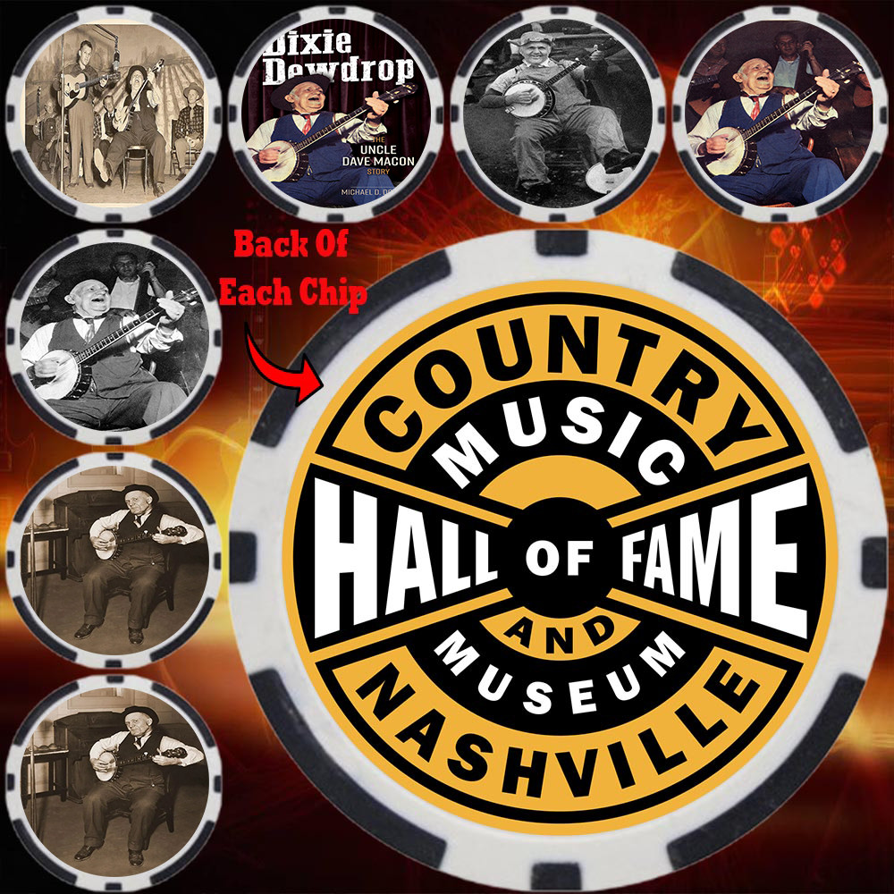 UNCLE DAVE MACON – COUNTRY MUSIC HALL OF FAMER – COLLECTABLE COIN SET (7)