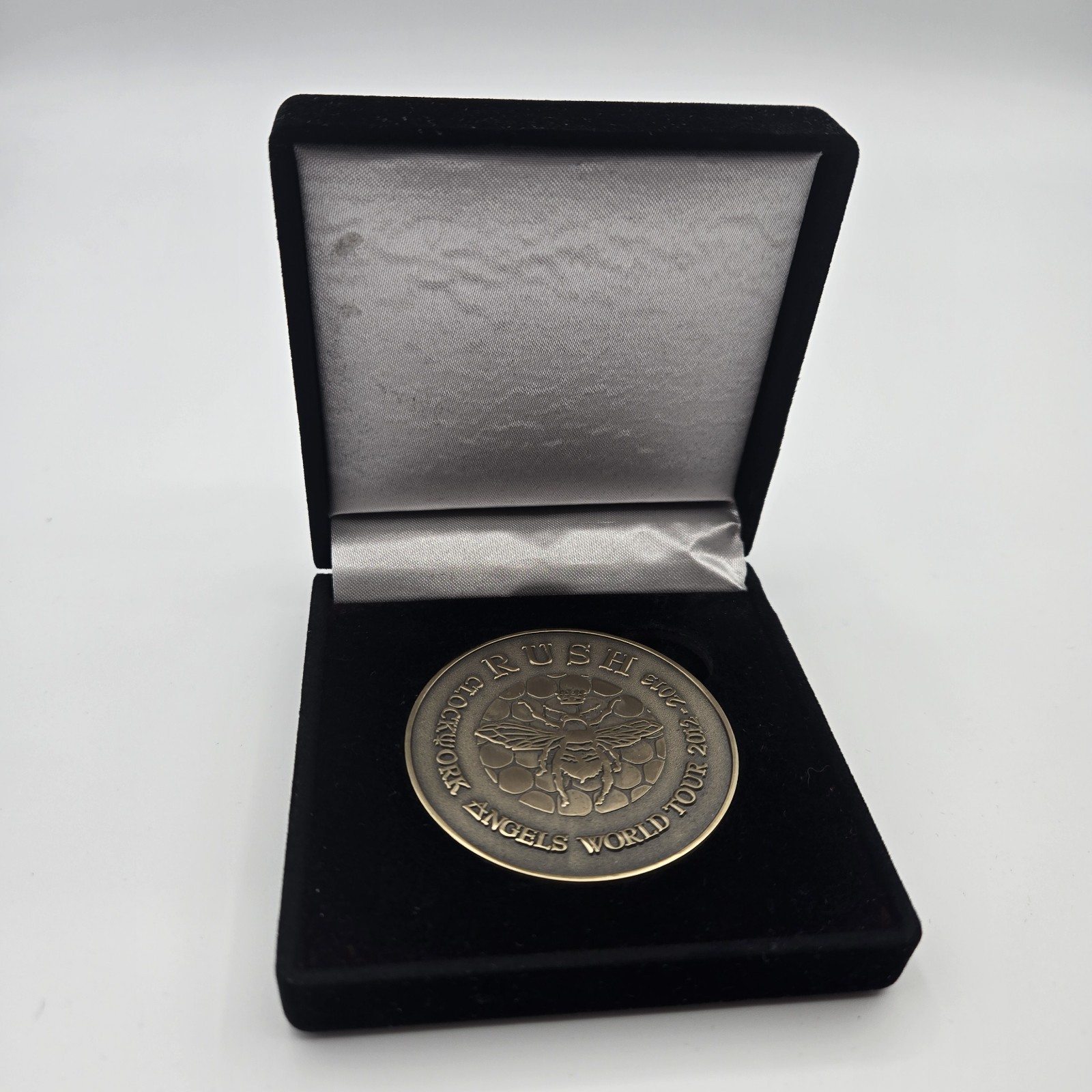 Rush Official Clockwork Angels Collector Coin Geddy Lee Alex Lifeson Neil Peart