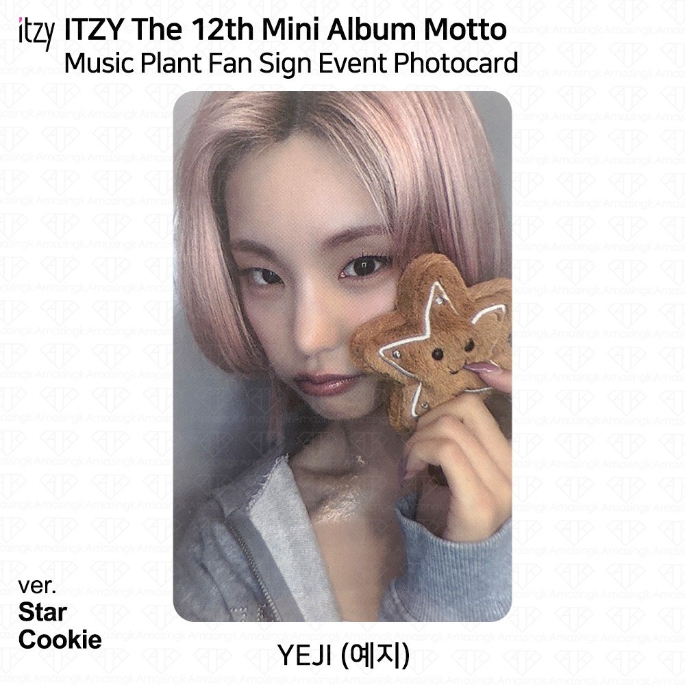 ITZY 12th Mini Album Motto MusicPlant Fan Sign Event Photocard