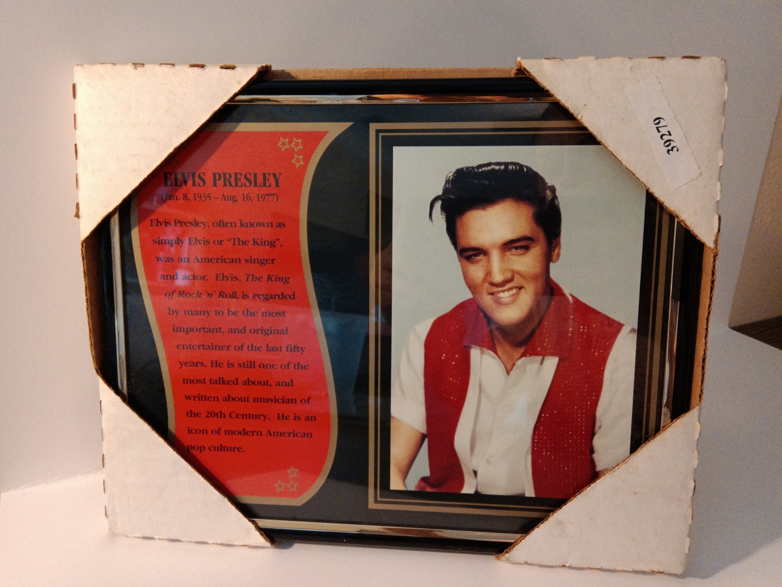 Elvis Presley Picture In Frame The King of Rock N Roll 8×10