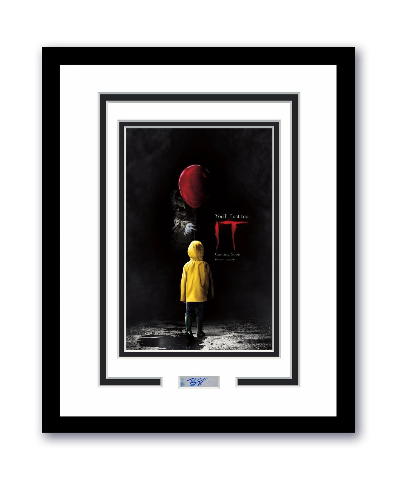 IT Bill Skarsgard Autographed Signed 11×14 Framed Photo Stephen King ACOA