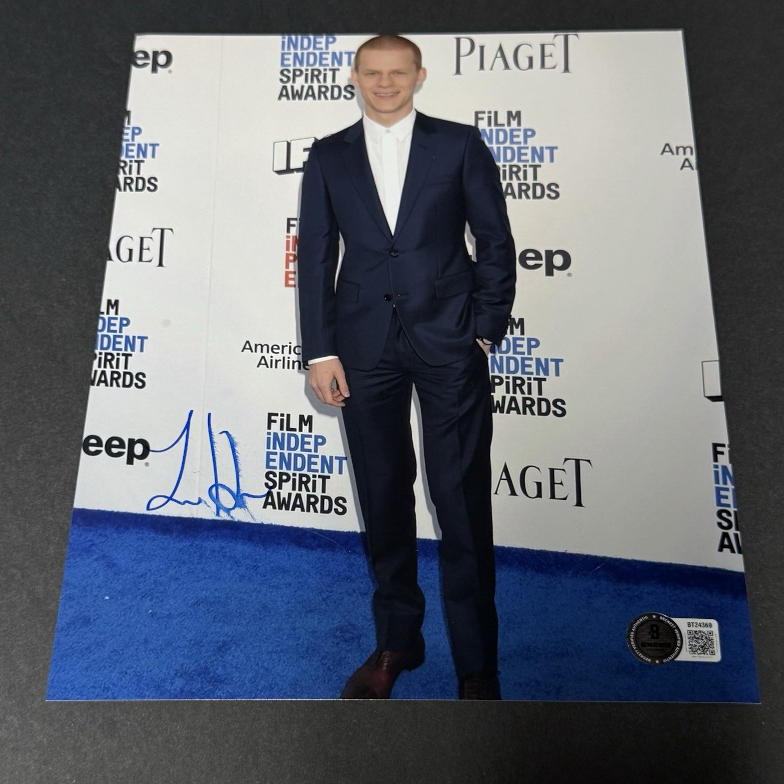 Lucas Hedges Signed Manchester By The Sea Actor 8×10 Photo Beckett BAS I