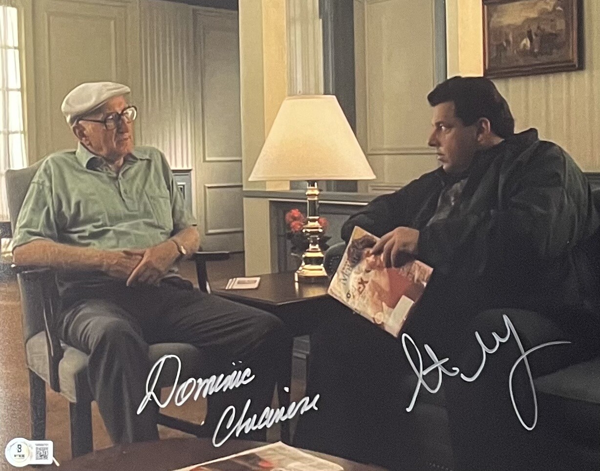 Dominic Chianese & Steve Schirripa “The Sopranos” Dual Autographed 11×14 #2 JSA