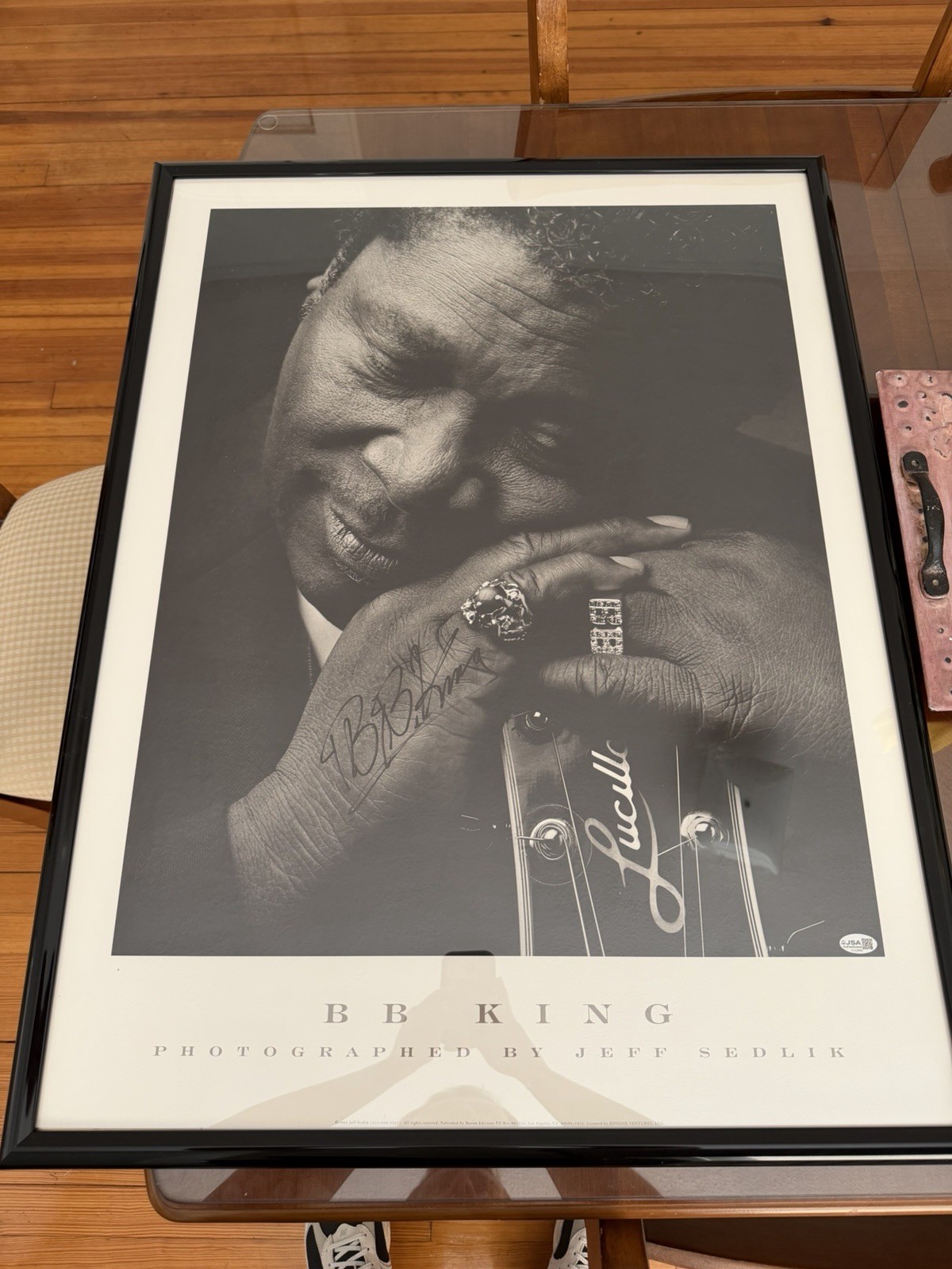 B.B. King Signed & Framed Jeff Sedlik Photograph – JSA Authenticated/Certified