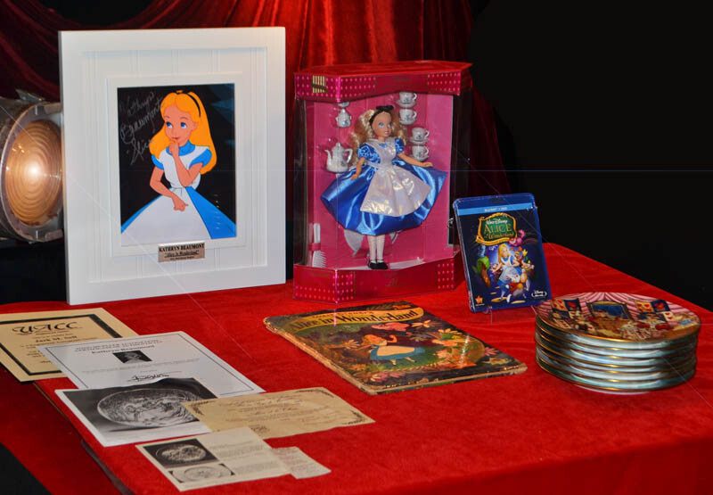 ALICE IN WONDERLAND Signed Autograph, Barbie DOLL, 1st Edition BOOK 7 Plates DVD