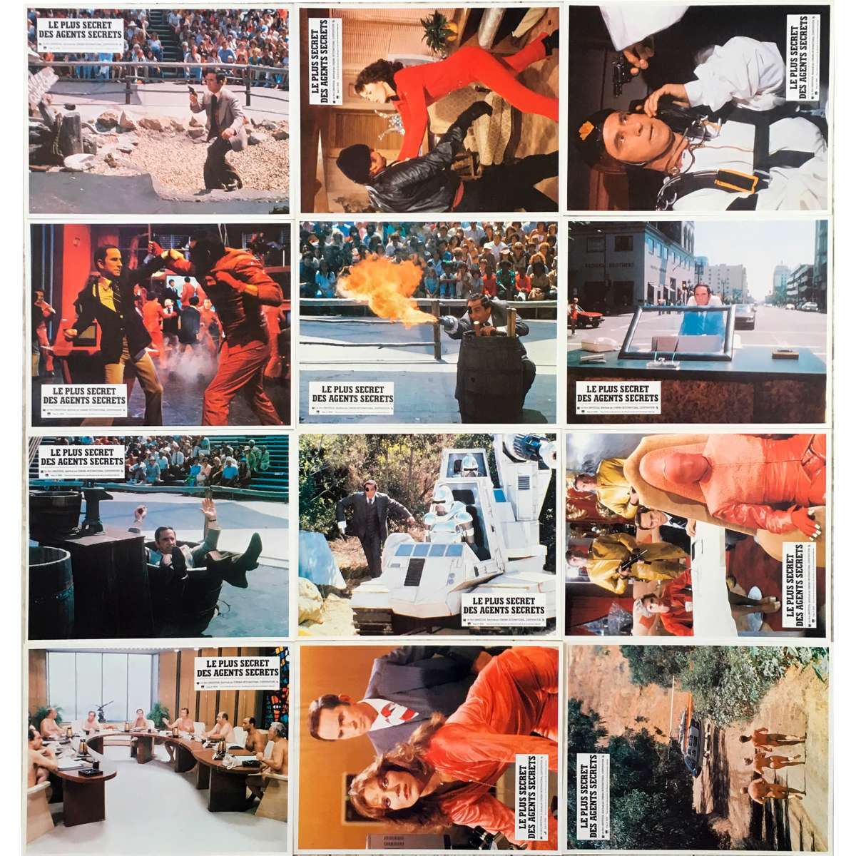 THE NUDE BOMB (GET SMART) Original Lobby Cards x12 – 9×12 in. – 1980 – Mel Brook