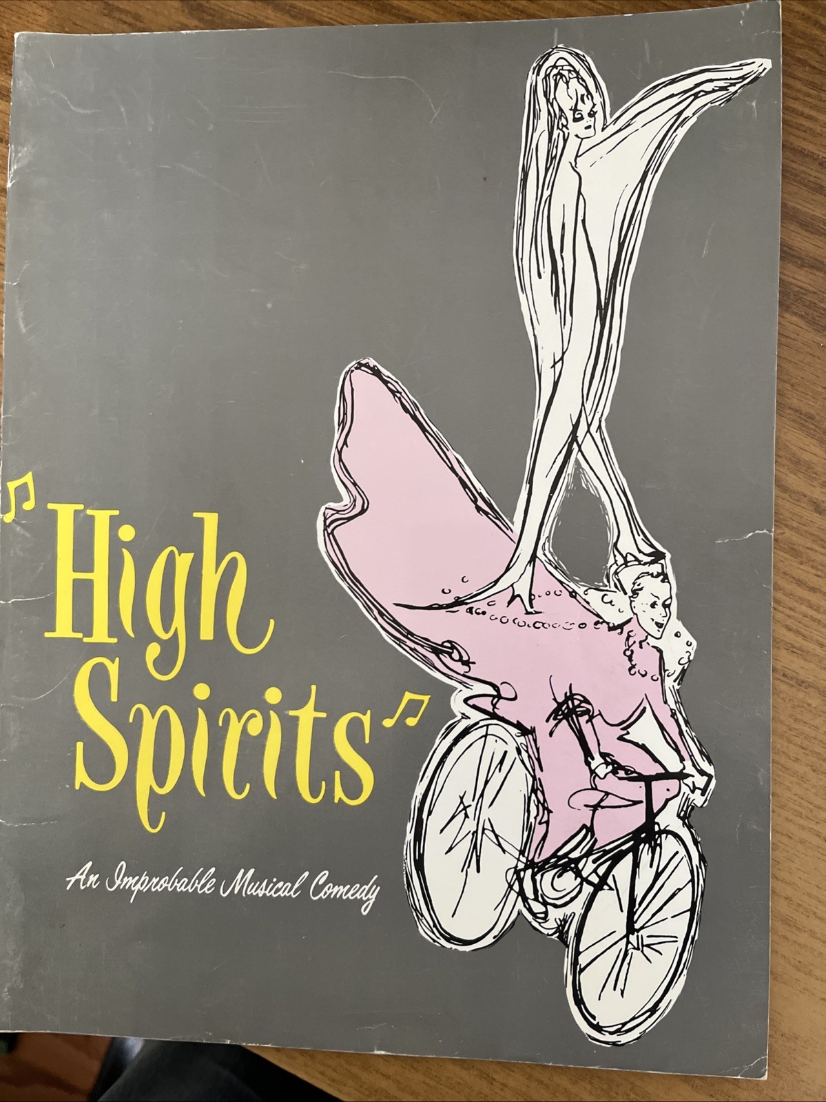 Beatrice Lillie Tammy Grimes HIGH SPIRITS Noel Coward Broadway Program 1963-4