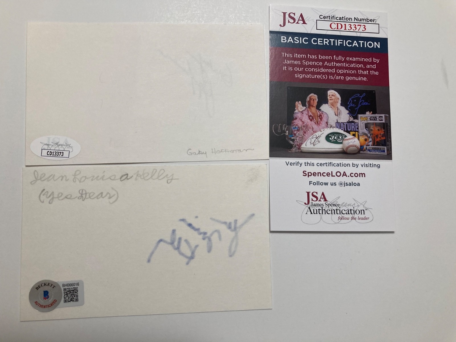 “UNCLE BUCK” autographs CANDY, CULKIN, KELLY & HOFFMAN JSA#ZZ26720, #AC40599