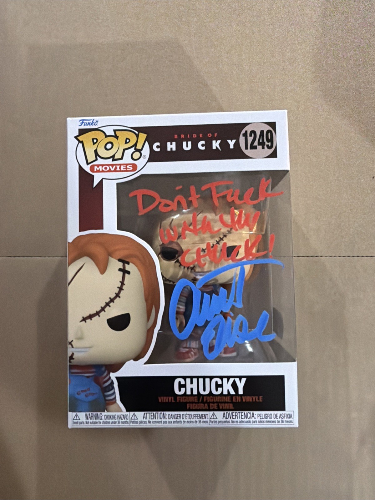 Christine Elise Signed/Autographed Chucky Funko Pop! Childs Play. SWAU COA