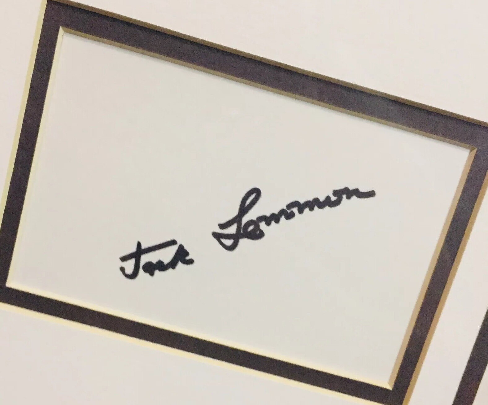 Jack Lemmon / Walter Matthau-Grumpy Old Men Signed Autograph (HOLLYWOOD LEGENDS)