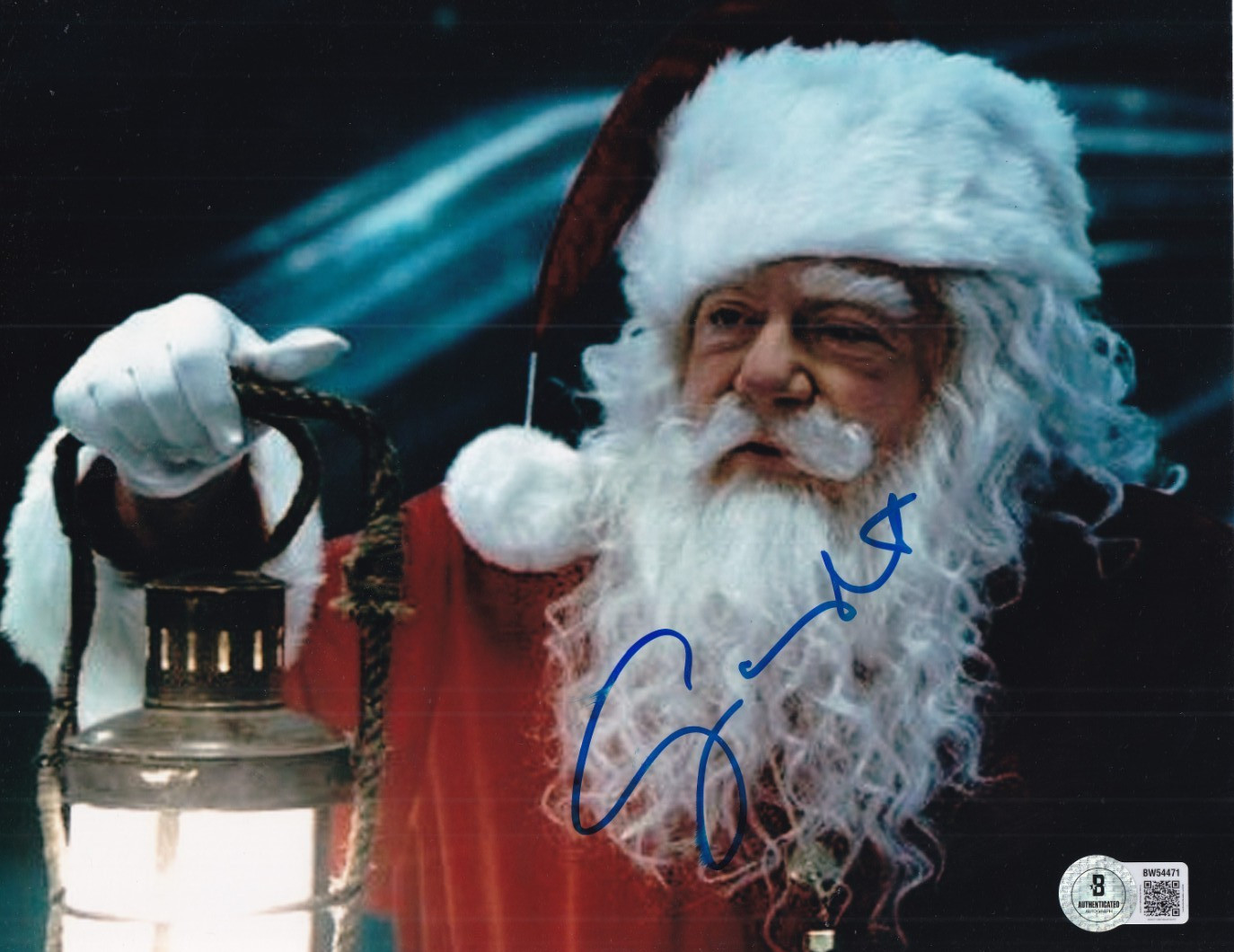 GEORGE WENDT signed (SANTA BUDDIES) Santa Claus 8X10 photo BECKETT BAS BW54471