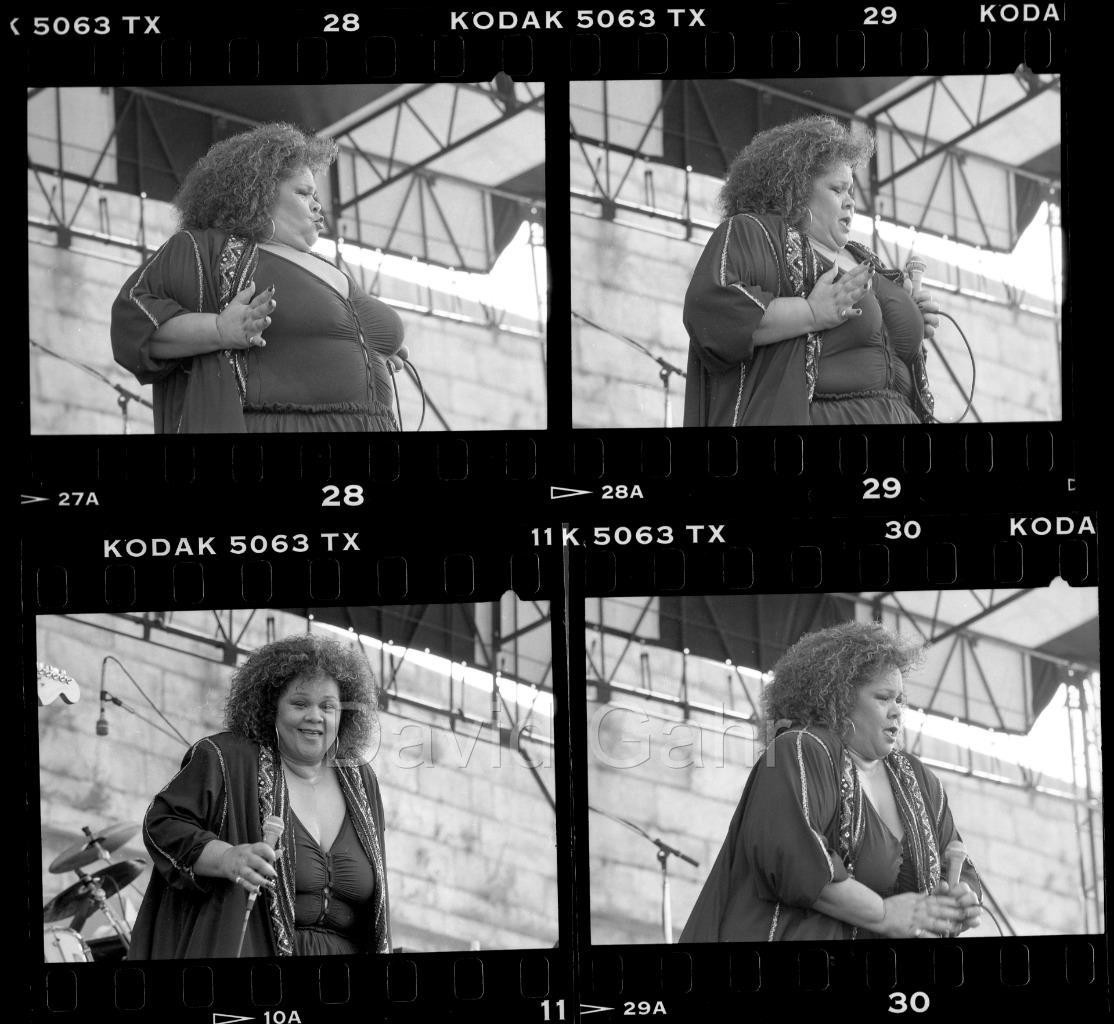 ’91 Etta James Newport Jazz Fest Jazz Singer Original 35mm 4 Negative Lot C193