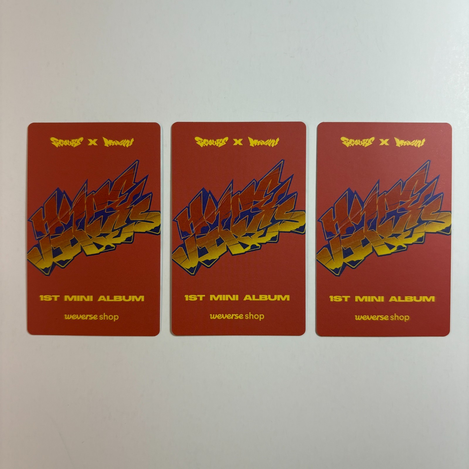 [SEVENTEEN] S.COUPS X MINGYU – 1st mini Album HYPE VIBES Weverse POB Photocard