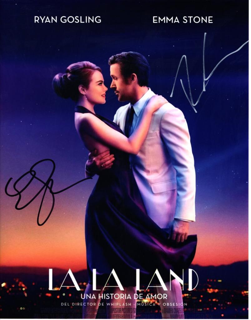 Ryan Gosling Emma Stone 11×14 Signed Photo autographed Picture COA