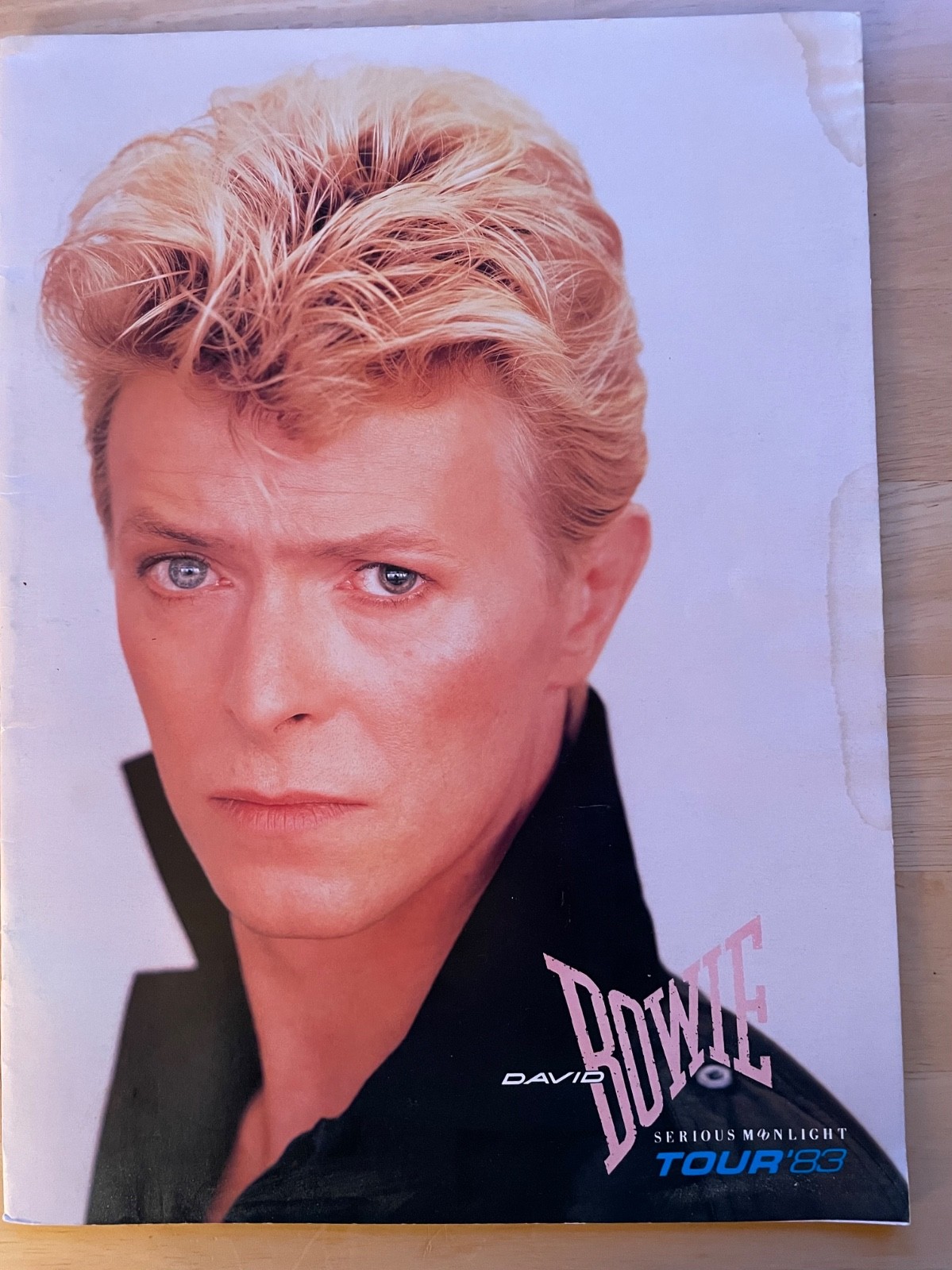 DAVID BOWIE Serious Moonlight Tour 1983 Book Concert Program Large 9.5″ x 13″