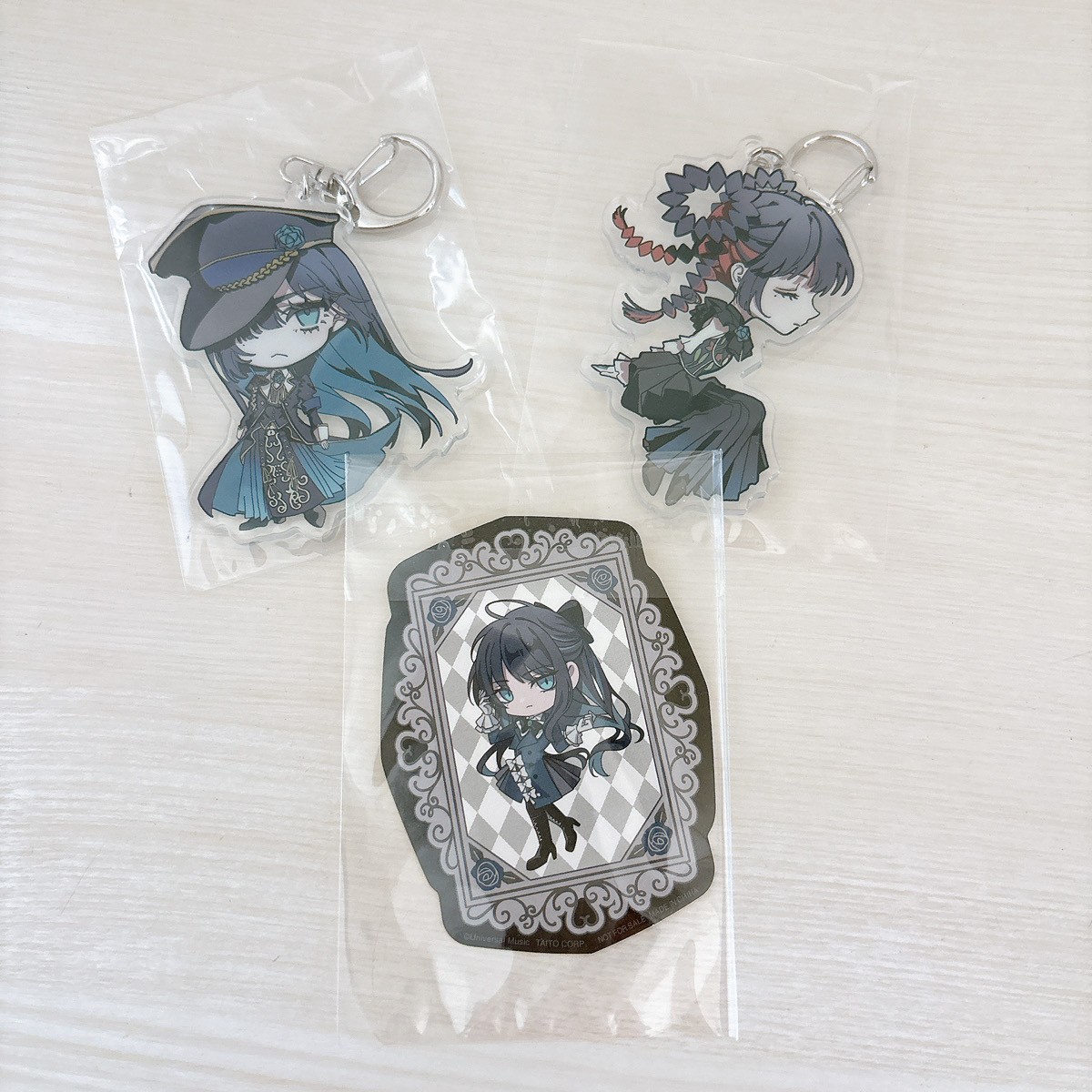 Ado Yodaka Acrylic Keychain 2pcs Set Cute Chibi Design