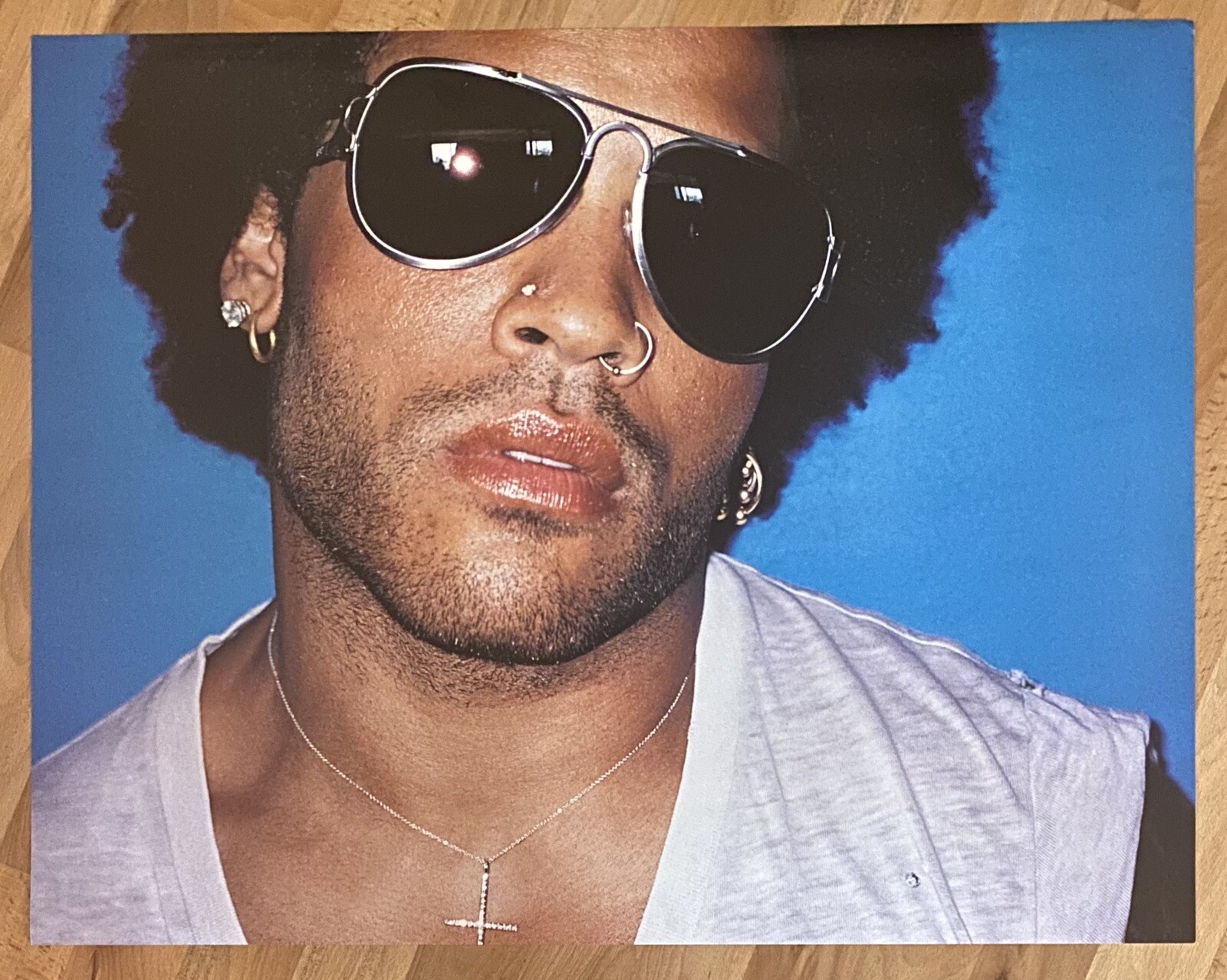Lenny Kravitz Dig In Promo Poster 28 X 22 (2001) Heavy Paper Stock MINT! Rare!