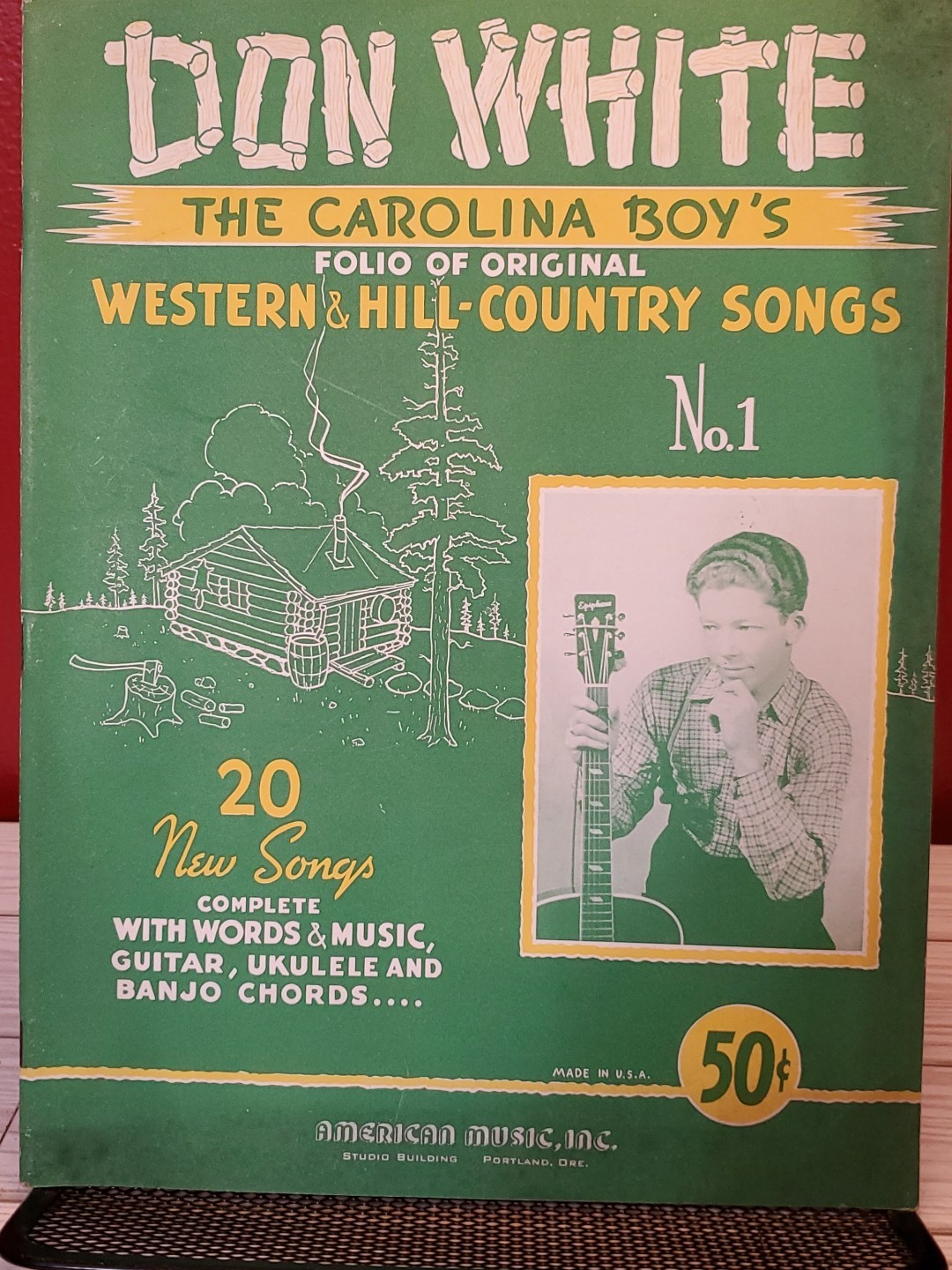 DON WHITE & THE CAROLINA BOYS Folio Country & Western Songs Songbook Sheet Music