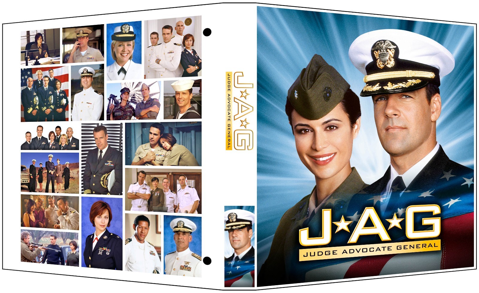 JAG Custom 3-Ring Binder Photo Trading Card Album DAVID JAMES ELLIOTT