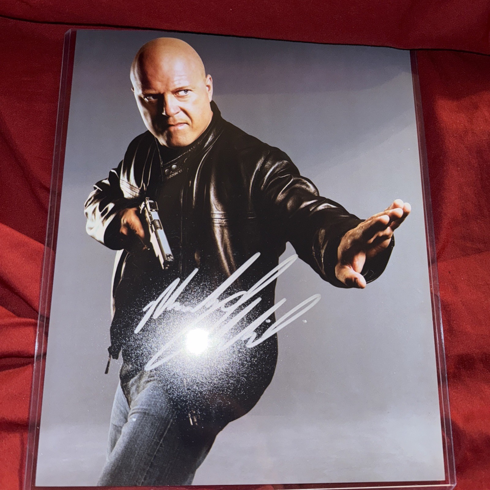 Michael Chiklis autographed signed 8×10 photo The Commish the shield COA