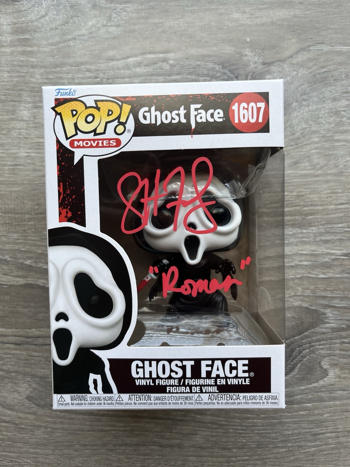 Scott Foley Signed Ghost Face Funko Pop JSA COA Scream Roman Bridger #1607