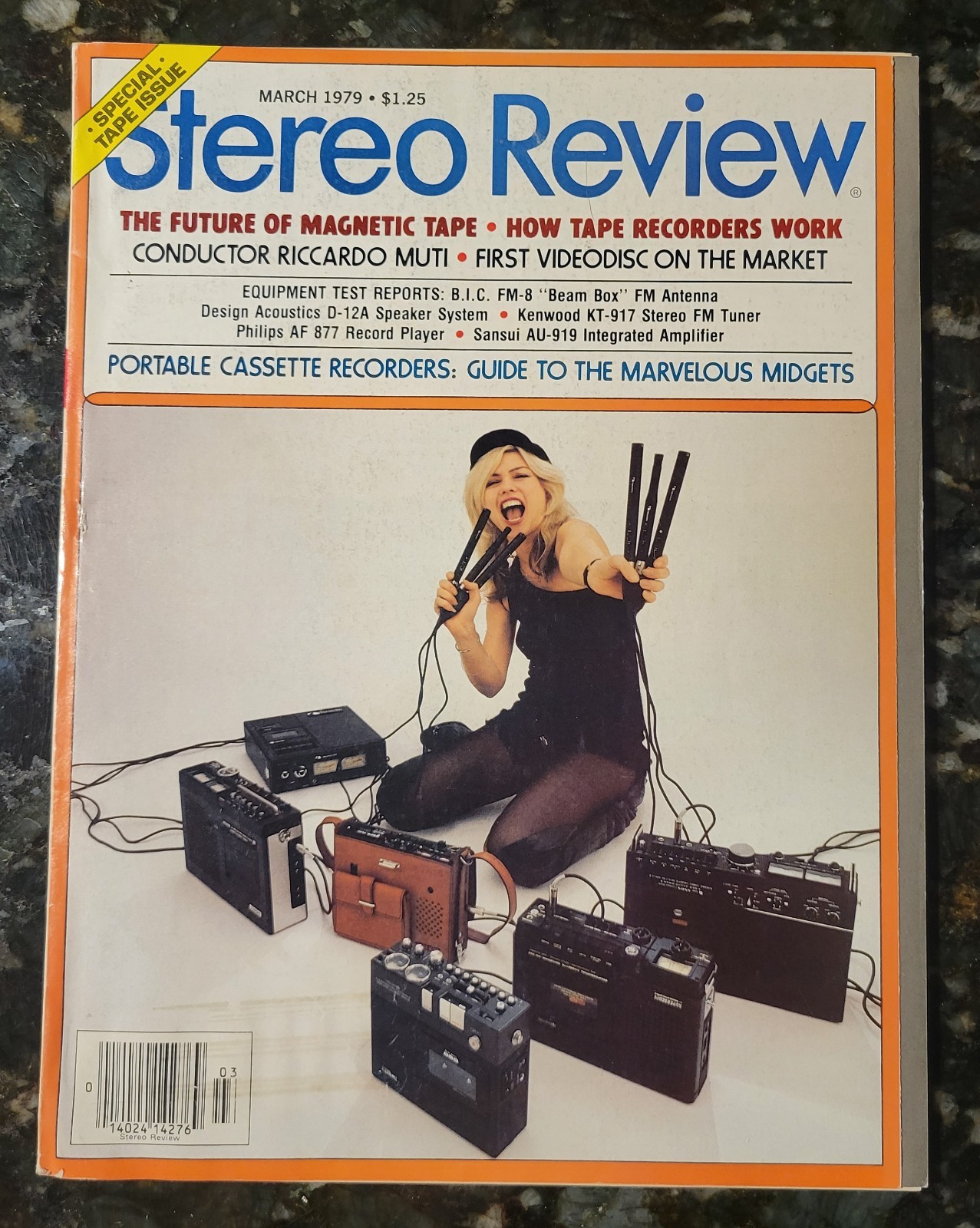 Blondie Debbie Harry Cover Stereo Review Magazine March 1979