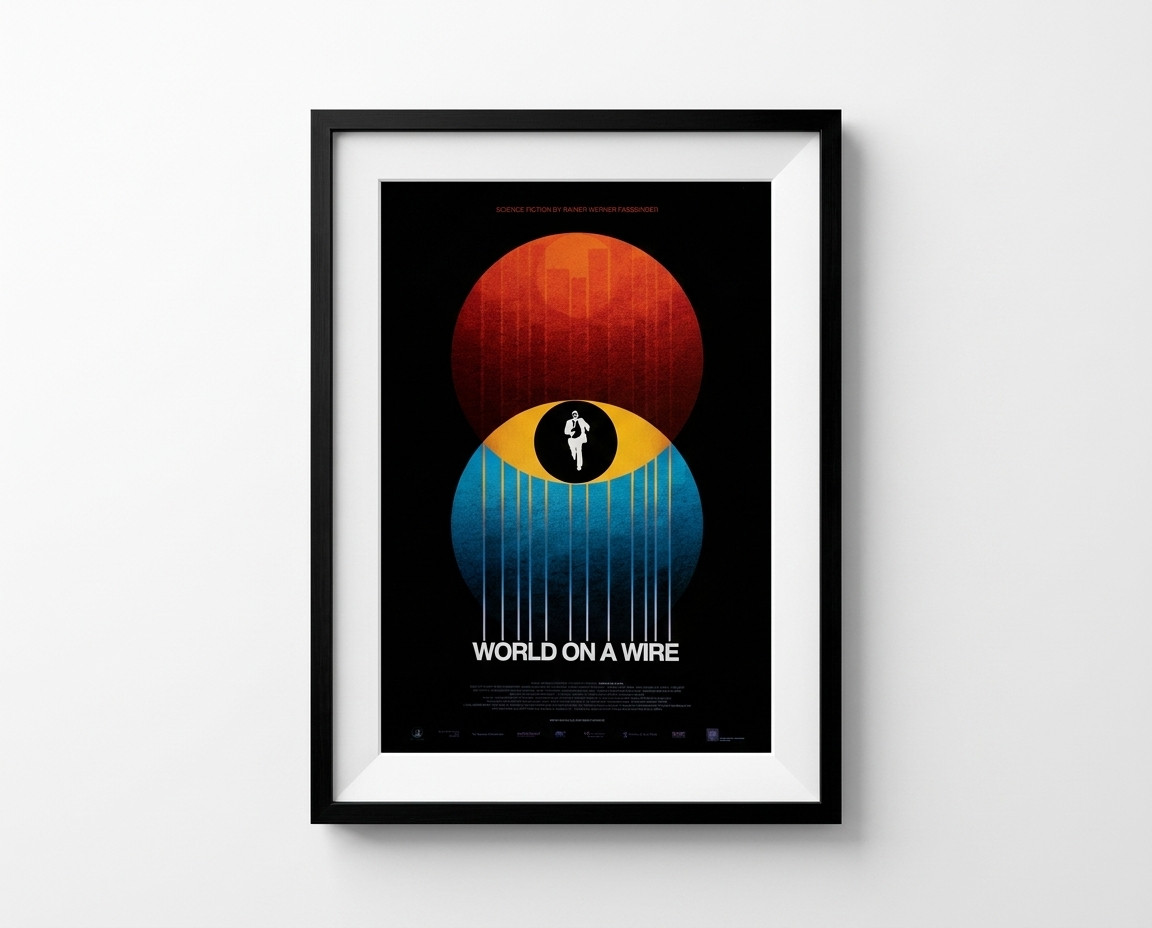 World on a Wire 27×40 Criterion Collection Poster Janus OOP Sam Smith Fassbinder