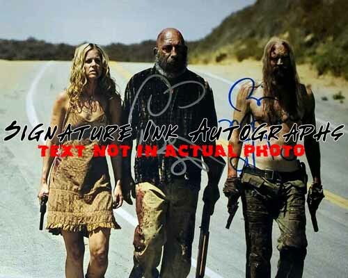 Sid Haig & Bill Moseley 2X Signed 8X10 Photo Devils Rejects reprint