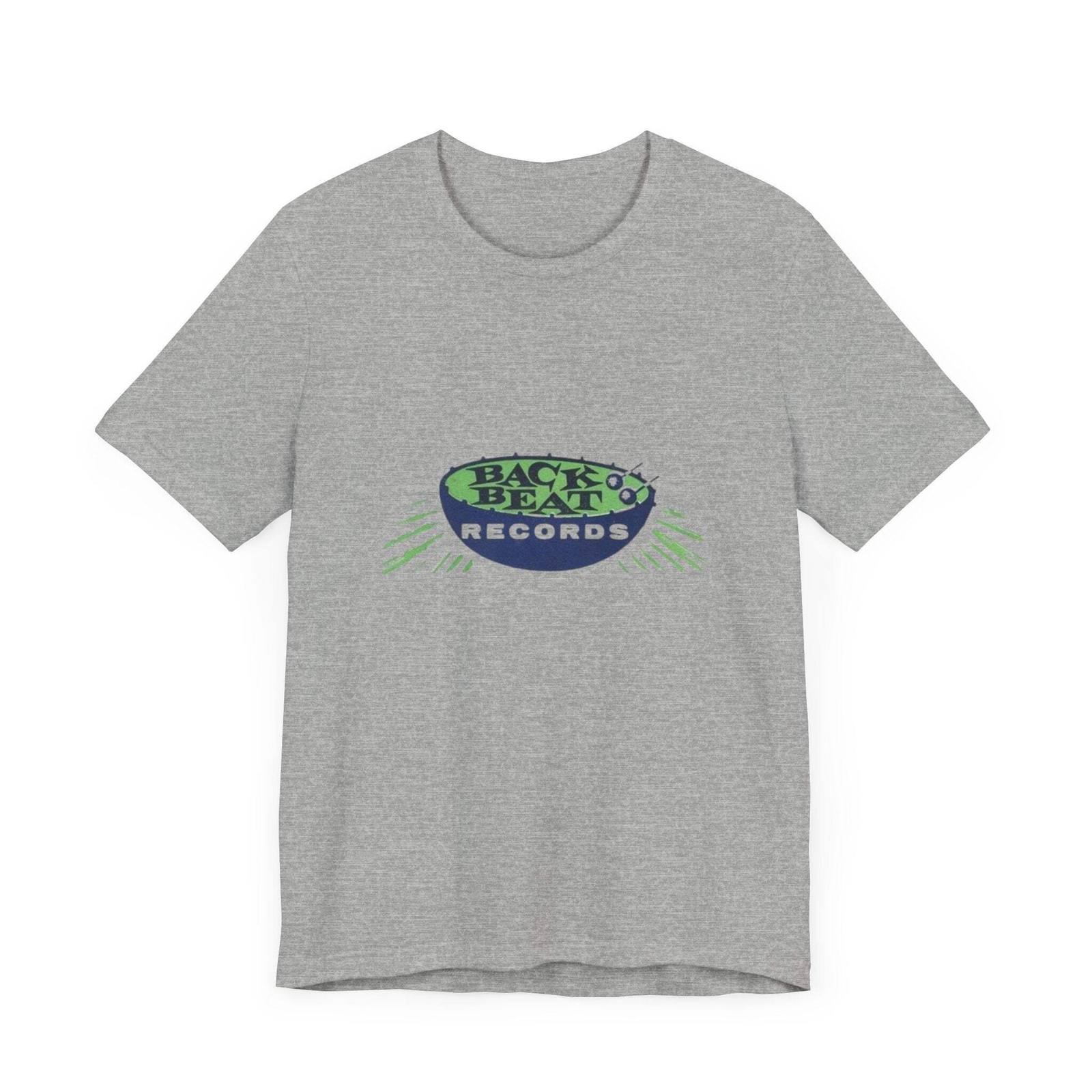 Vintage Back Beat Records Label Logo Unisex Jersey Short Sleeve T-Shirt