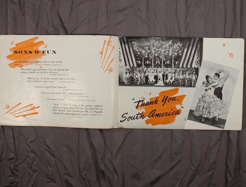 Playbills, Programs, & 1 clipping from 1940’s and 1950’s. English and German