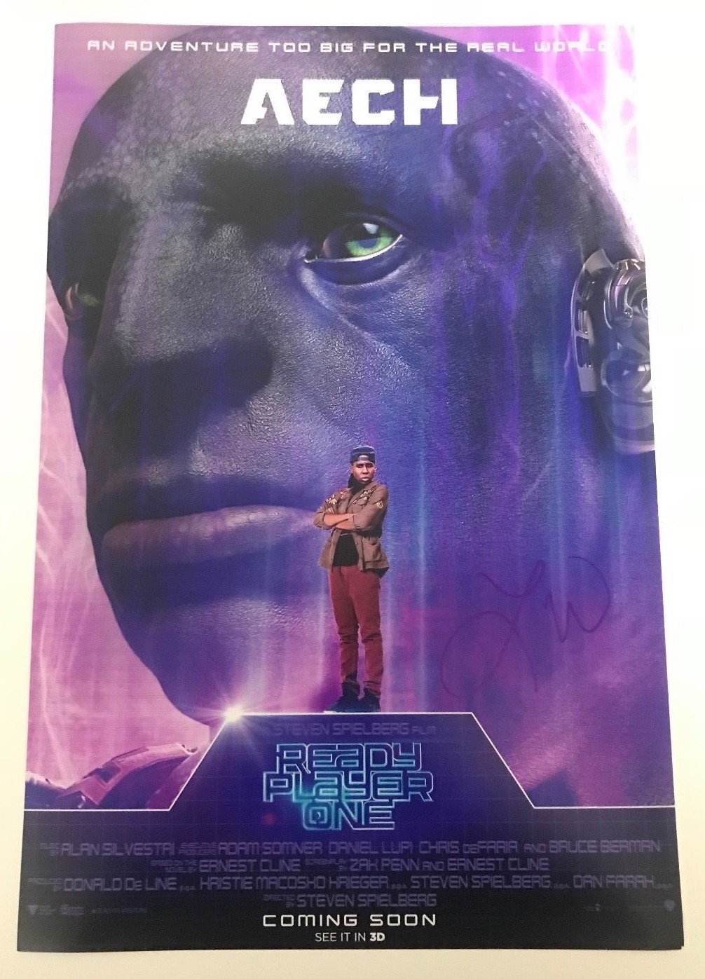 * LENA WAITHE * signed autographed 12×18 poster * READY PLAYER ONE AECH * 1