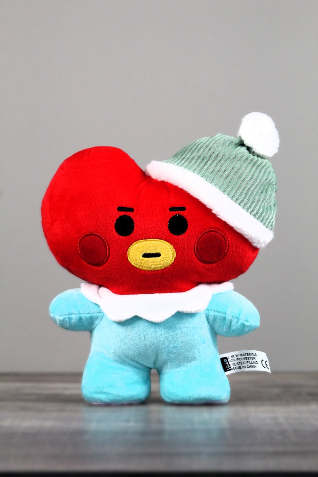 BT21 TATA Holiday Plush Doll Winter Outfit Hat Happy Holiday BTS Character