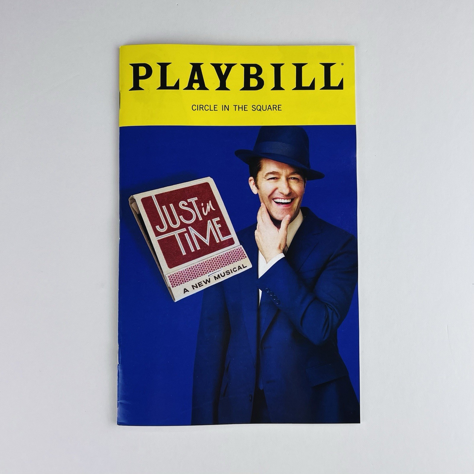 JUST IN TIME BROADWAY PLAYBILL MATTHEW MORRISON ISA BRIONES