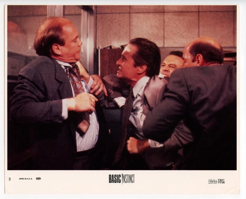 Michael Douglas BASIC INSTINCT 1992 8×10 Org Movie Photo 15398