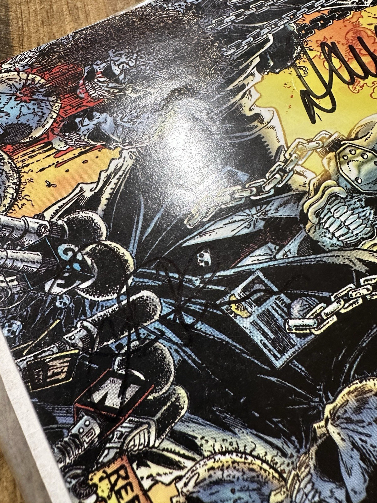 Megadeth Cryptic Writings Comic Book Full Band Signed Autographed Dave Mustaine