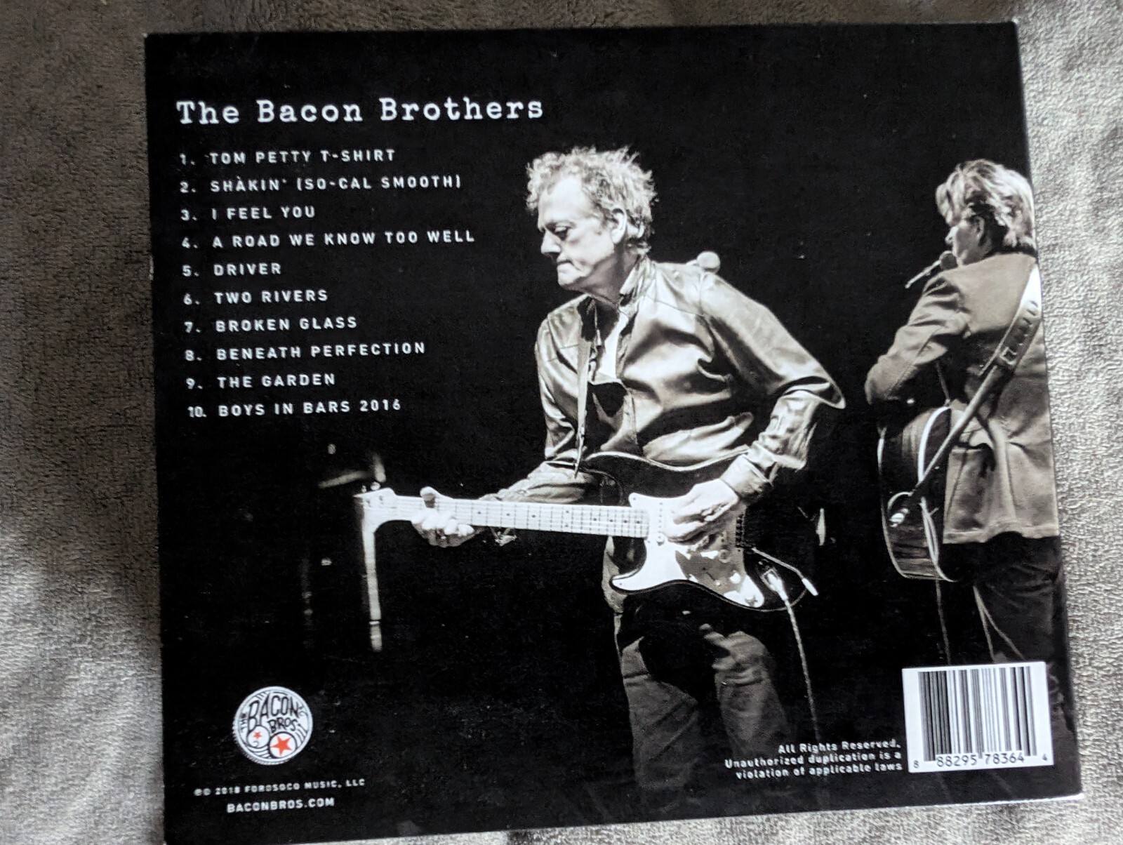 Bacon Brothers Signed Album Kevin Bacon