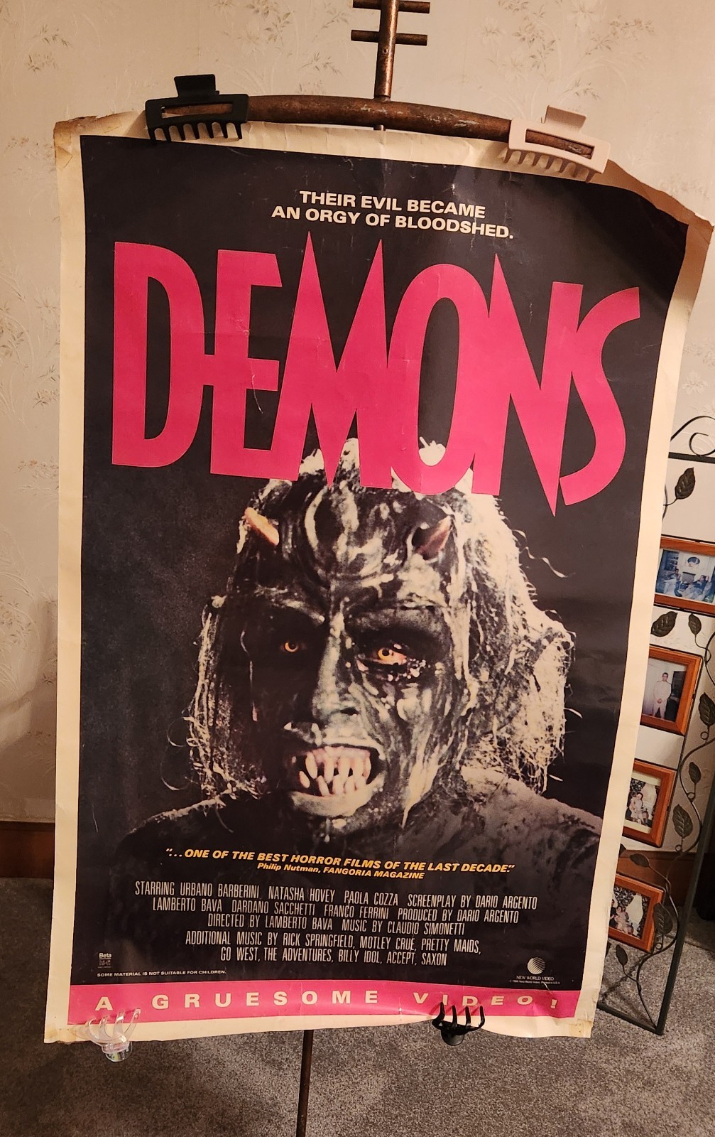 Demons Original One Sheet Movie Poster 27 x 40 in Movies Original Poster
