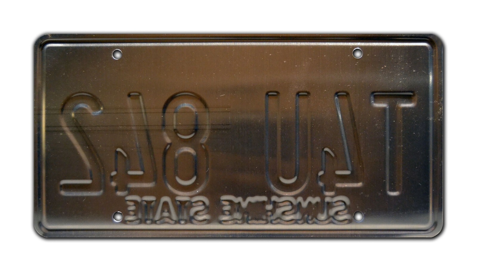 2 Fast 2 Furious | Paul Walker’s Skyline | T4U 842 | STAMPED Prop License Plate
