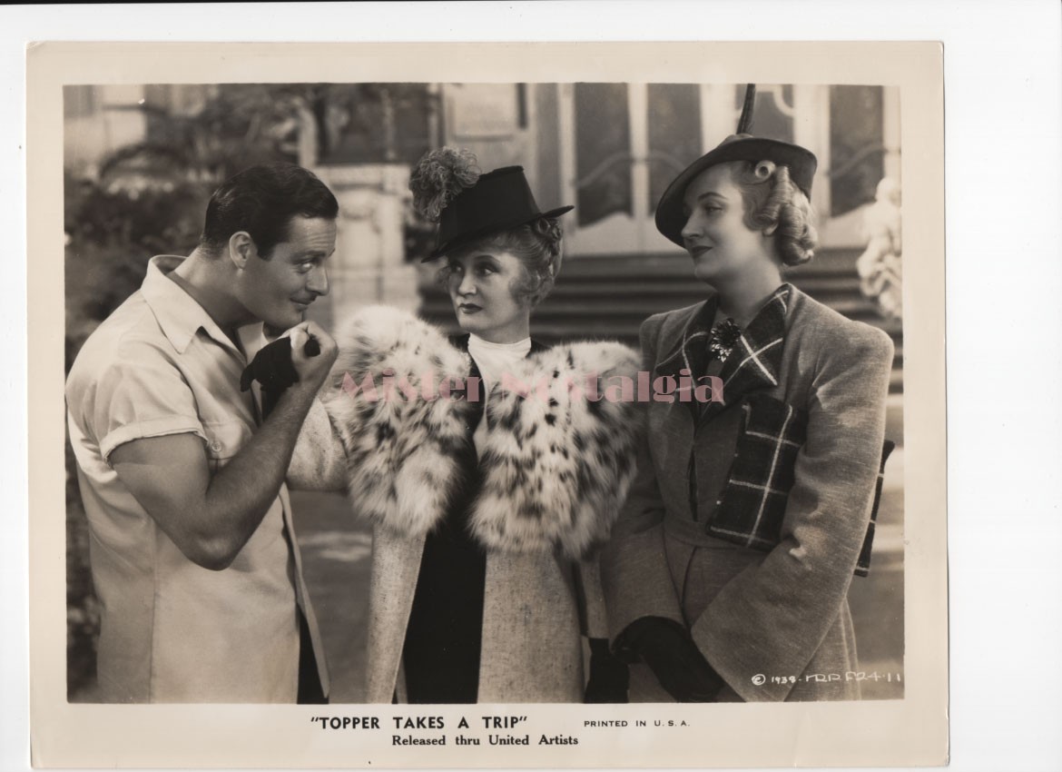 Vintage Photo 1938 Billie Burke, Alexander D’Arcy Verree Teasdale Topper Takes A